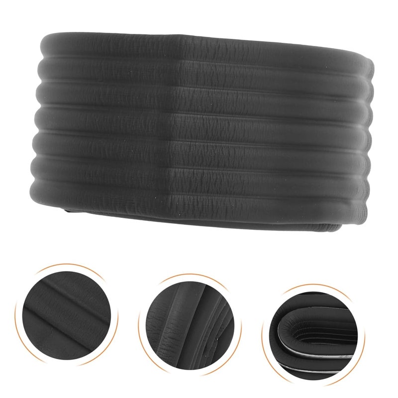 2Pcs Black W Type Self Adhesive Edge Protector Strips Soft Collision Padding for Furniture and Wall Corners - Image 5